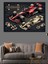 Dinamik Formula 1 Araç Temalı Renkli Dekoratif Tablo, Şık ve Modern Tasarım 4