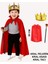 Nessiworld Çocuk Kral Kostüm Seti – Kırmızı Pelerin, Taç ve Asa (90 Cm) 1