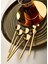 Altı Parçalı Gold Çay Kaşığı Seti, Şık ve Dayanıklı Metal Tasarım 1