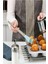 Silikon Spatula ve Sıyırıcı Seti, 26 cm ve 14 Cm, Bej ve Mavi Renkli 5