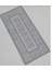 Gri Osmanlı Desenli Örme Tül Kumaş Kısa Runner 40X90 2
