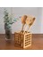 Bambu Kare Kaşıklık ve Dekoratif Kutu, Şık ve Doğal Tasarım 3