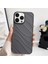 Apple iPhone 14 Pro Uyumlu Kılıf Zebana Fine-Line Silikon Kılıf Gri 1
