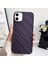 Apple iPhone 12 Uyumlu Kılıf Zebana Fine-Line Silikon Kılıf Derin Mor 1
