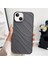 Apple iPhone 13 Uyumlu Kılıf Zebana Fine-Line Silikon Kılıf Gri 1