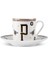 P Harfli Renkli 80 ml Kahve Fincanı, Şık ve Kullanışlı Tasarım 4