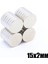 Neodyum Mıknatıs 15MM x 2mm Yuvarlak Güçlü 5'li Paket, Çok Renkli 2