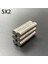 20 Adet Güçlü Yuvarlak Neodyum Mıknatıs 5X2MM, N35 Kalite, Gri 4