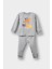 Erkek Bebek 4'lü Pijama Takımı Safari Baskılı Uzun Kollu Penye Üst Uzun Alt F7197A525AU 3