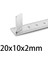 20MM x 10MM x 2mm Köşeli Güçlü N35 Neodyum Mıknatıs, 10'lu Paket 4