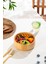 Doğal Bambu Salata Kasesi, 18CM, Orta Boy, Şık ve Hafif Tasarım 1