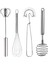 Paslanmaz Çelik 4'lü Çırpıcı Set, Otomatik, Tel, Yumurta, Yaylı Çırpıcı 1