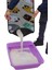 Elekli Tuvalet Desenli Önü Kedi Kumu Paspası 60X120 cm Desen 6 3