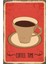 Retro Ahşap Kahve Zamanı Poster, Sıcacık ve Şık Dekorasyon Için Ideal Seçim 1