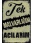 Retro Ahşap Duvar Yazıları Güzel Dekoratif Poster Seti 1