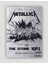 Renkli Metallica The Stone 1983 Vintage Duvar Posteri - Dekor, Kalın Kağıt, Çerçevesiz 1