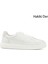 Erkek Beyaz Bağcıklı Kauçuk Taban Hakiki Deri Sneaker 1