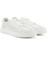 Erkek Beyaz Bağcıklı Kauçuk Taban Hakiki Deri Sneaker 2