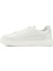 Erkek Beyaz Bağcıklı Kauçuk Taban Hakiki Deri Sneaker 3