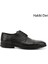 Erkek Siyah Bağcıklı Hakiki Deri Klasik Ayakkabı 1