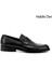 Erkek Siyah Kösele Taban Hakiki Deri Loafer Ayakkabı 1