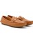 Kadın Taba Antik Tokalı Rok Hakiki Deri Comfort Loafer 2