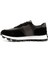 Erkek Siyah Bağcıklı Hakiki Deri Comfort Sneaker 4