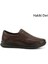 Erkek Koyu Kahve Hakiki Deri Comfort Ayakkabı 1