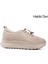 Kadın Nude Lastik Bağcıklı Comfort Dolgu Taban Hakiki Deri Sneaker 1