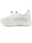 Kadın Beyaz Lastik Bağcıklı Comfort Dolgu Taban Hakiki Deri Sneaker 4