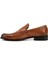 Erkek Taba Antik Kösele Taban Hakiki Deri Loafer Ayakkabı 4