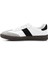 Kadın Beyaz - Siyah Bağcıklı Hakiki Deri Sneaker 4