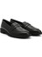 Kadın Siyah Hakiki Deri Loafer Ayakkabı 3