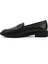 Kadın Siyah Hakiki Deri Loafer Ayakkabı 4