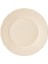 Krem Renk 25 cm Porselen Servis Tabağı, Şık ve Dayanıklı Sofralar Için Ideal 4