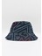 Desenli Kova Balıkçı Şapka Bucket Hat-Siyah 1