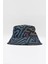 Desenli Kova Balıkçı Şapka Bucket Hat-Siyah 2