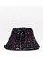 Desenli Kova Balıkçı Şapka Bucket Hat Siyah 2