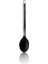 Siyah Silikon Kaşık, Metal Sap, 34 Cm, Dayanıklı ve Şık Mutfak Gereci 2