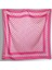 Pembe Eşarp Ipeksi Twill Saten Çintemani Desenli 2