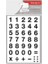 Rakamlar Stickers 2 Sayfa STC-506 - 3 Adet 1