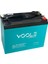VOLE 12V 80 AH ELEKTRİKLİ BİSİKLET AKÜSÜ DEEP CYCLE GEL BATTERY CARBON-X (220*120*175) 1