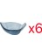 Mavi 6'lı 11CM Kase Seti, Şık ve Kullanışlı Tasarım 1