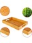 Bambu Sunum Tepsisi, 35 Cm, Kahverengi, Şık ve Pratik Sunum Aracı 2
