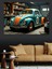 Çok Renkli Klasik Vosvos Araba Dekoratif Kanvas ve Ahşap Tablo 1