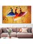 80X120CM Turuncu Dans Eden Kadınlar Yağlı Boya Kanvas Tablo 1