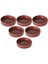 Kırmızı 11 cm Çok Amaçlı Sosluk Çerezlik 6'lı Set 2