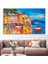 Büyük Boy Sahil Kasabası Kanvas Tablo 100X150CM, Şık ve Modern Duvar Dekoru 1