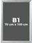 B1 70X100 cm Gönye Köşe Alüminyum Aç Kapa Çerçeve 1