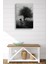 Siyah Beyaz Ağaca Yürüyen Kadın Kanvas Tablo, Renkli Dekorasyon Parçası 2